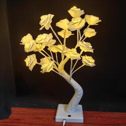 Hongda Lightning Pomisor decorativ sarbatori, iluminat 24 LED alb cald, 50 cm (HL-D22-11WW)