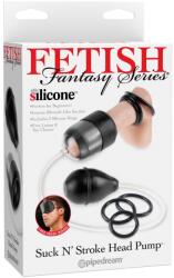Pipedream Pompa Penis, Pipedream Fetish Fantasy, transparent/negru