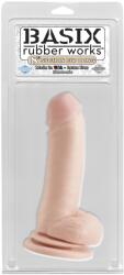 Pipedream - Basix Rubber Dildo, Pipedream, Basix, cauciuc, ventuza, 20cm Dildo