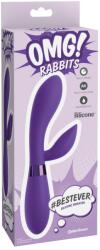 Pipedream - OMG! Vibrator siliconic, Pipedream OMG, mov, două motoare Vibrator