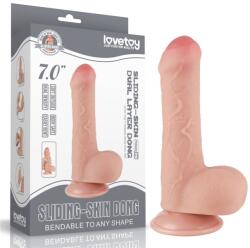 Lovetoy Dildo Lovetoy, 18cm, Piele Glisantă, Dublu Strat Dildo