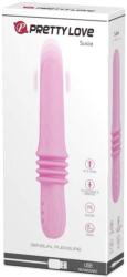 Pretty Love Vibrator Pretty Love Susie, roz, silicon, 12 moduri Vibrator