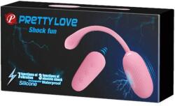 Pretty Love Vibrator ou, Pretty Love, Shock Fun, silicon roz, 7 viteze