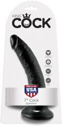 Pipedream - King Cock Dildo, Pipedream King Cock, 18cm, negru Dildo