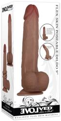 EVOLVED Dildo realist Evolved, Model FlexSkin, 9 inch, negru Dildo