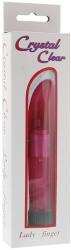 Seven Creations Vibrator clasic, Seven Creations, Clear Pink, intensitate reglabilă Vibrator