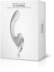 NMC Vibrator silicon Nmc, 8 inch, reîncărcabil, alb Vibrator