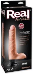 Pipedream Dildo realism, Pipedream - Real Feel Deluxe, fără motor, cu testicule Dildo