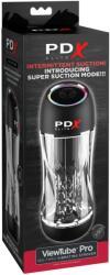 Pipedream - PDX Elite Masturbator, Pipedream PDX Elite, ViewTube Pro, transparent/negru