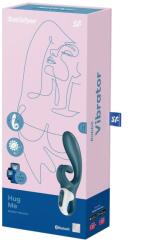 Satisfyer Vibrator Satisfyer Hug Me, Gri Albastru, Dual Vibrator