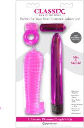 Pipedream - Classix Kit Plăcere pentru Cupluri, Pipedream Classix, 4 accesorii, roz