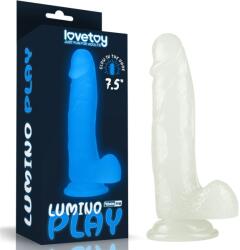 Lovetoy Dildo Lovetoy Lumino Play 7.5 inch, albastru Dildo
