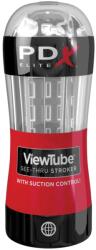Pipedream - PDX Elite Stroker PDX Elite, Transparent, roșu