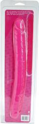 Seven Creations Dildo dublu, Seven Creations, TPE, roz, 34 cm Dildo