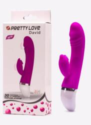 Pretty Love Vibrator Rabbit, Pretty Love David, 30 funcții, silicon Vibrator