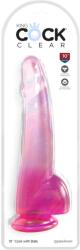 Pipedream - King Cock Clear Dildo Pipedream King Cock Clear, 10 inch, roz Dildo