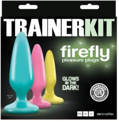 NS Novelties Kit antrenament anal, NS Toys Firefly, multicolor