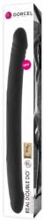 Dorcel Dildo dublu, Marc Dorcel, Real Double Do, silicon, 42 cm, negru Dildo