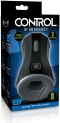 Pipedream - Sir Richard's Control Masturbator, Sir Richard's Control, 10 funcții, silicon, negru/gri