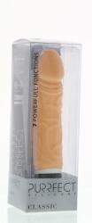 Seven Creations Vibrator realist, Seven Creations, 6.5 inch, silicon, culoare bej Vibrator