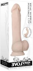 EVOLVED Dildo, Evolved, Real Supple 19.7 cm, bază cu ventuză Dildo