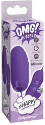 Pipedream - OMG! Mini vibrator, Pipedream OMG, #Happy, violet fuchsia Vibrator