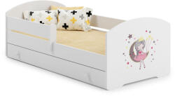 Kobi Gyermekágy 140x70 fiókkal - Alvó hercegnő