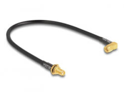 Delock SMA anya válaszfal SMA 90 RG-58 antenna kábel 30cm (12110) (12110) - aqua