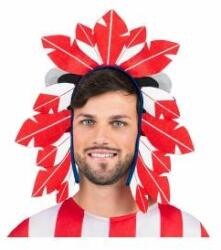 My Other Me Coroană indiană din pene My Other Me Roșu Atlético de Madrid Costum Deghizare pentru Adulți