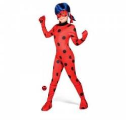 BigBuy Fun Costum Deghizare pentru Copii LadyBug 9-11 ani Costum bal mascat copii