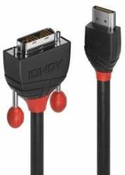 Lindy Cablu HDMI la DVI LINDY 36273 3 m Negru