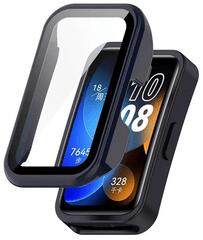 Gigapack Huawei Band 8/9 Óra tok kijelzővédővel, sötétkék (GP-150404) (GP-150404)