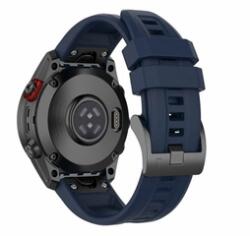Gigapack Garmin Epix Pro/Fenix 20mm Szilikon Pótszíj, sötétkék (149206) (GP-149206)