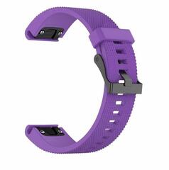 Gigapack Garmin Epix Pro/Fenix 20mm Szilikon Pótszíj, lila (149211) (GP-149211)