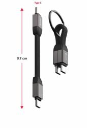 SWISSTEN Cablu Cheie Magnetic Elvetian Usb-c / Usb-c 9, 7 Cm (71551040)
