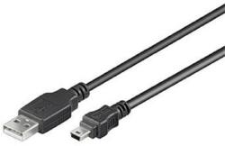 PremiumCord Cablu PremiumCord USB 2.0, AB mini, 5 pini, 2 m (ku2m2a)