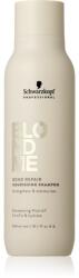 Schwarzkopf Blondme Bond Repair Nourishing Shampoo intenzív tápláló sampon szőke hajra 300 ml