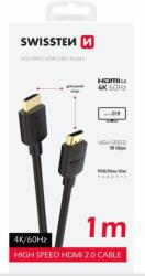 SWISSTEN CABLU ELVETIAN HDMI LA HDMI 4K 60Hz 1.0M PVC (75501111)