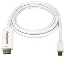PremiumCord Cablu PremiumCord mini DisplayPort 1.2 la HDMI 2.0 pentru rezoluție 4Kx2K@60Hz, 1m (kportadmk04-01)