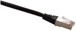  Cordon de corecție FTP cat5e 0.25M negru (1591)