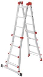 Hailo Scara aluminiu Hailo HAILO M80, multifunctionala, 4 X 4 trepte (7516007)