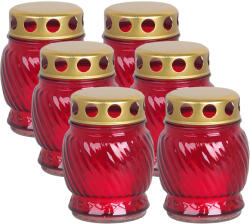  Üvegmécses piros fém tetővel - 25g