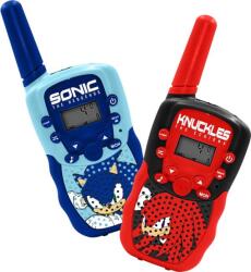 OTL TECHNOLOGIES Set walkie talkie pentru copii OTL Technologies SONIC THE HEDGEHOG, Raza 1 km, 16 canale (Albastru/Rosu) (ACC-1119)