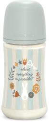 Suavinex Wonderland SX Pro Physiological Anti-Colic cumisüveg M Medium Flow 3 m+ Green 270 ml