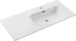 Comad Go 2 lavoar 101x46 cm dreptunghiular mobilier alb luciu GO 2 100CM R DP ( E-8095-100R ) (GO2100CMRDPE8095100R)