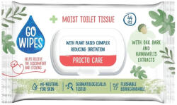 Go Wipes Procto Care Flip-Top nedves toalettpapír - 44db