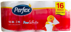 Perfex white 3 rétegű toalettpapír 16 tekercs