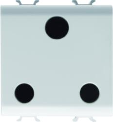 Gewiss INDIAN/SOUTH AFRICAN STANDARD Priza 250V ac - 2P+E 16A - 2 MODULES - WHITE - CHORUS (GW10298)