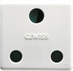 Gewiss BRITISH STANDARD Priza 250V ac - 2P+E 16A - 2 MODULES - SYSTEM WHITE (GW20209)