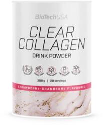 BioTechUSA Clear Collagen italpor 308 g - eper-vorosafonya